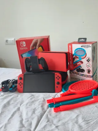 Nintendo Switch + 24 juegos NUEVA!