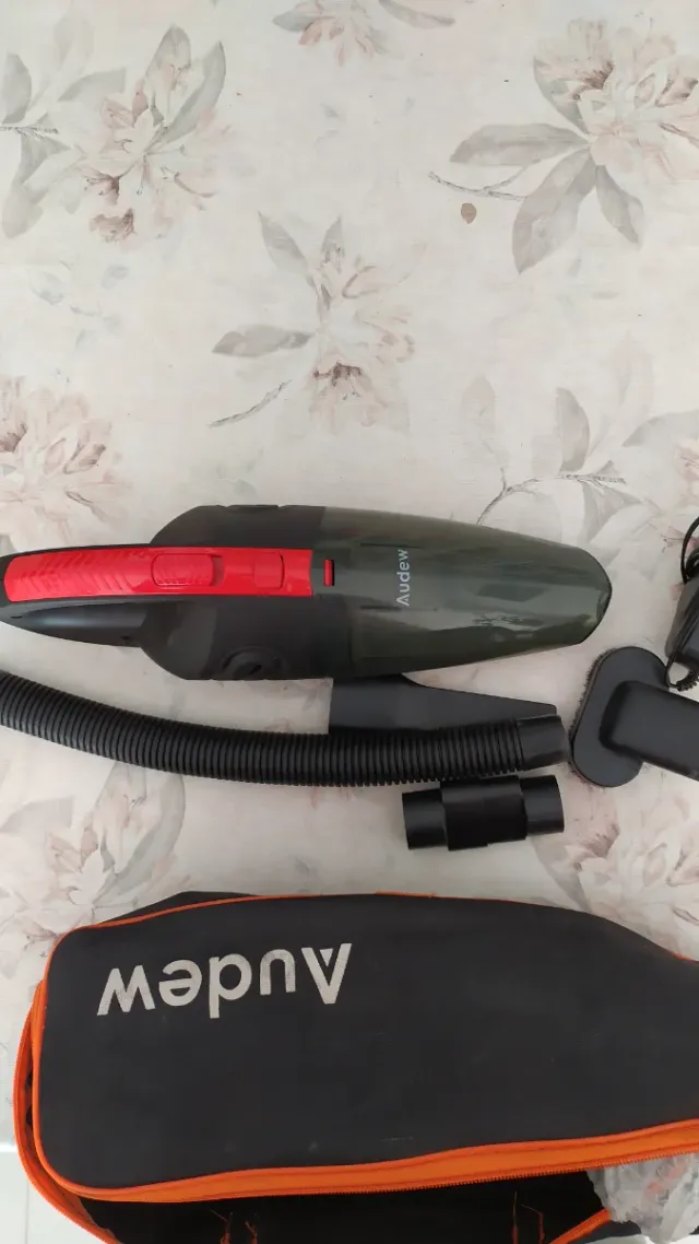 Aspirador Coche Audew Negro/Rojo