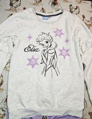 Completo Elsa Frozen: Felpa e Leggings