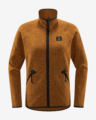 Forro polar Haglöfs Risberg marrón dorado mujer