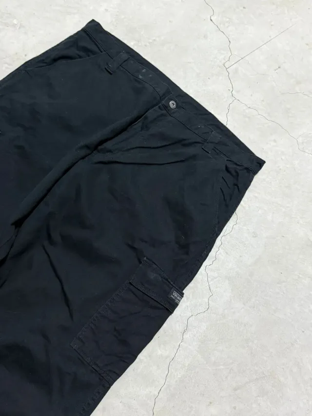 Pantaloni Cargo vintage da uomo neri tg 38x32