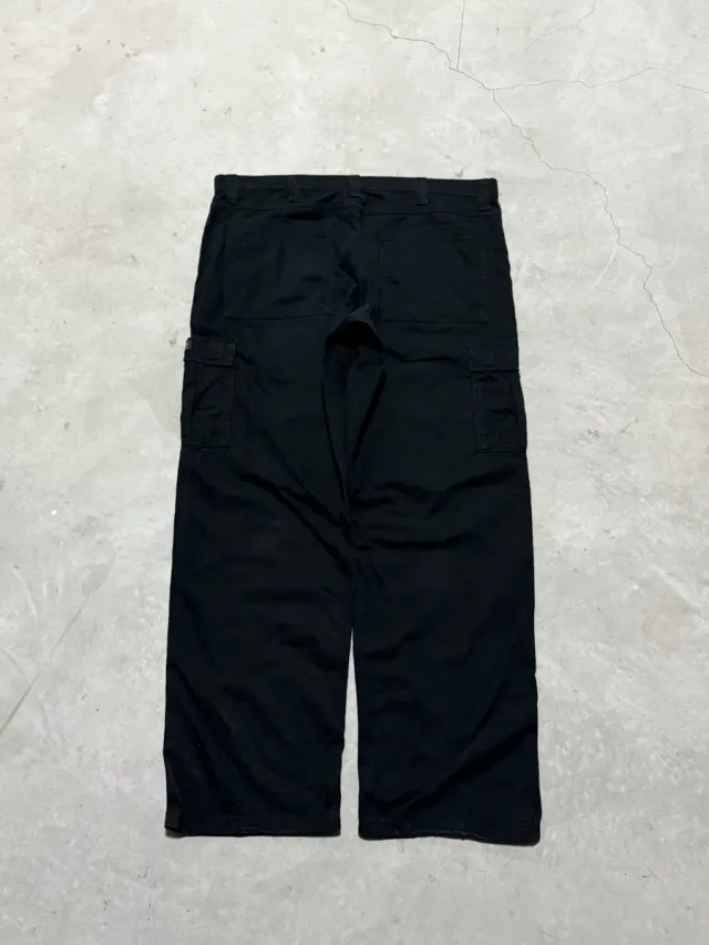 Pantaloni Cargo vintage da uomo neri tg 38x32