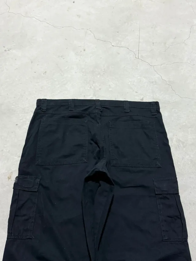 Pantaloni Cargo vintage da uomo neri tg 38x32
