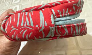 Pochette Kenzo rossa e verde acqua