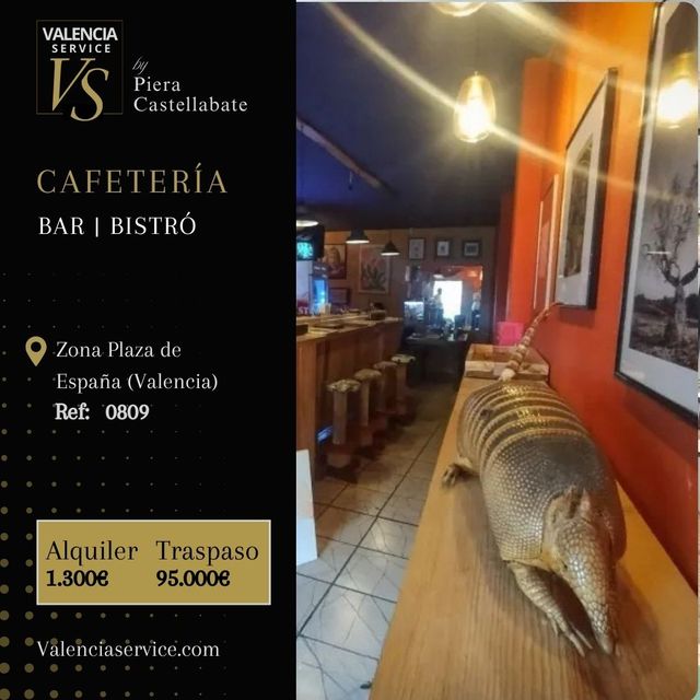 0809 –CAFETERÍA BAR BISTRÓ EN ZONA PLAZA DE ESPAÑA