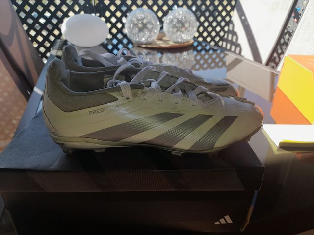 Botas Fútbol Adidas Predator Blancas 38 2/3