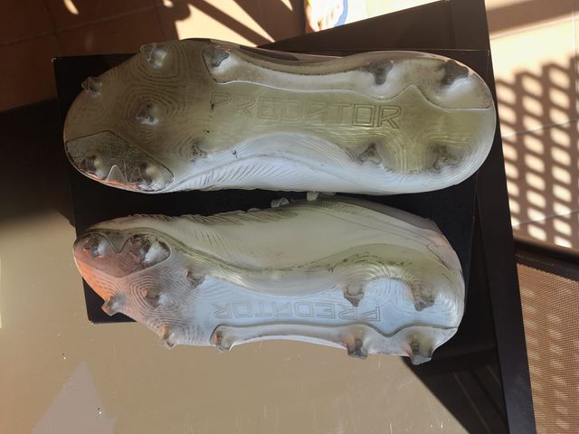 Botas Fútbol Adidas Predator Blancas 38 2/3
