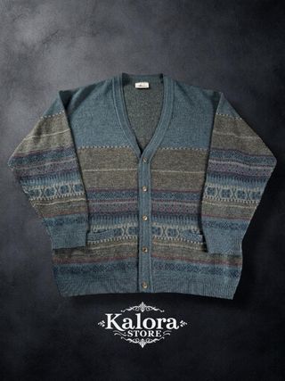 Cardigan Vintage Fantasie Lana XL