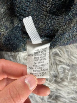 Cardigan Vintage Fantasie Lana XL