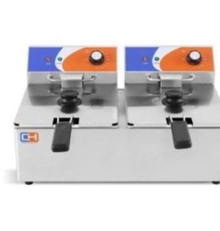 Freidora Eléctrica 6+6 Litros