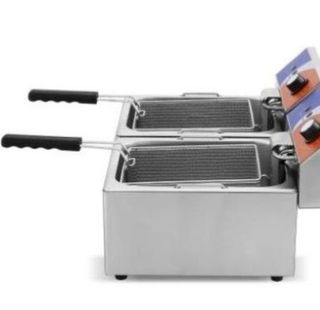 Freidora Eléctrica 6+6 Litros