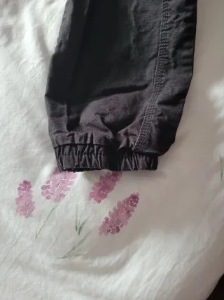 Pantalón cargo denim negro