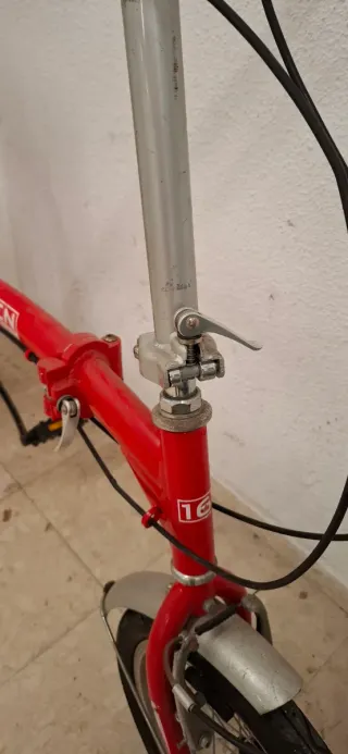 Bicicleta plegable 16TEEN roja