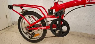 Bicicleta plegable 16TEEN roja
