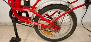 Bicicleta plegable 16TEEN roja