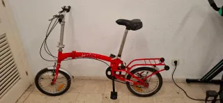 Bicicleta plegable 16TEEN roja