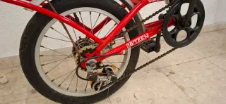 Bicicleta plegable 16TEEN roja