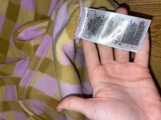 Adidas Polar Crop Top Cuadros forro polar sudadera