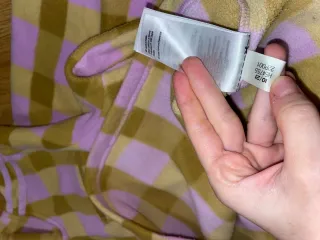 Adidas Polar Crop Top Cuadros forro polar sudadera