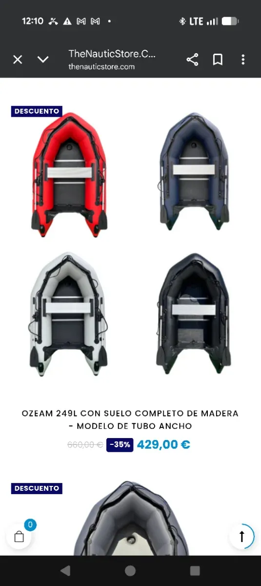 Neumática Ozeam 249L Suelo Madera