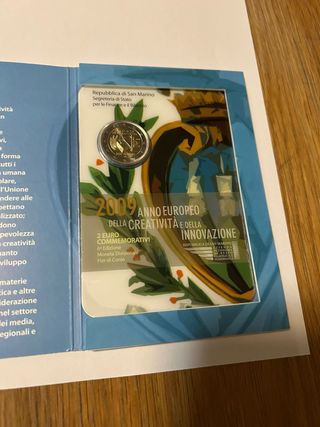 Moneda 2€ Conmemorativa San Marino 2009