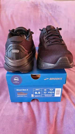 Brooks Ghost Max 2 Scarpe Running Nero/Ebony 43