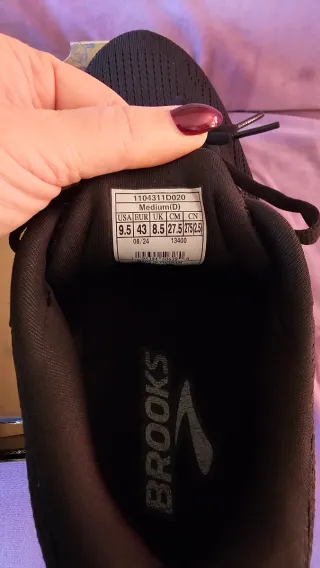 Brooks Ghost Max 2 Scarpe Running Nero/Ebony 43