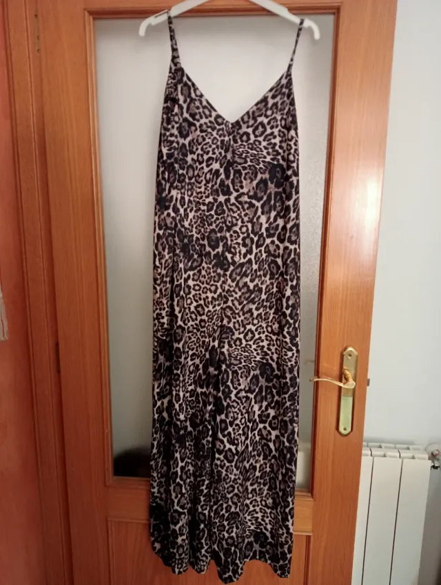 Mono largo estampado leopardo