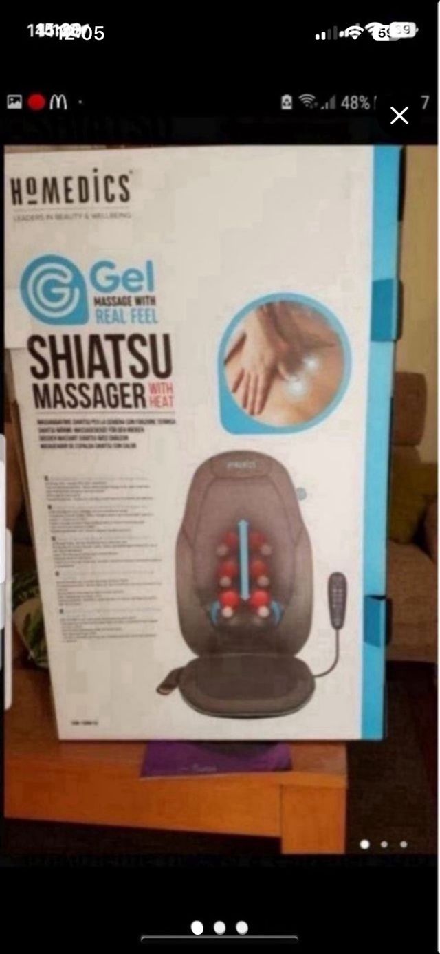 Masajeador Shiatsu HoMedics ( Nuevo)