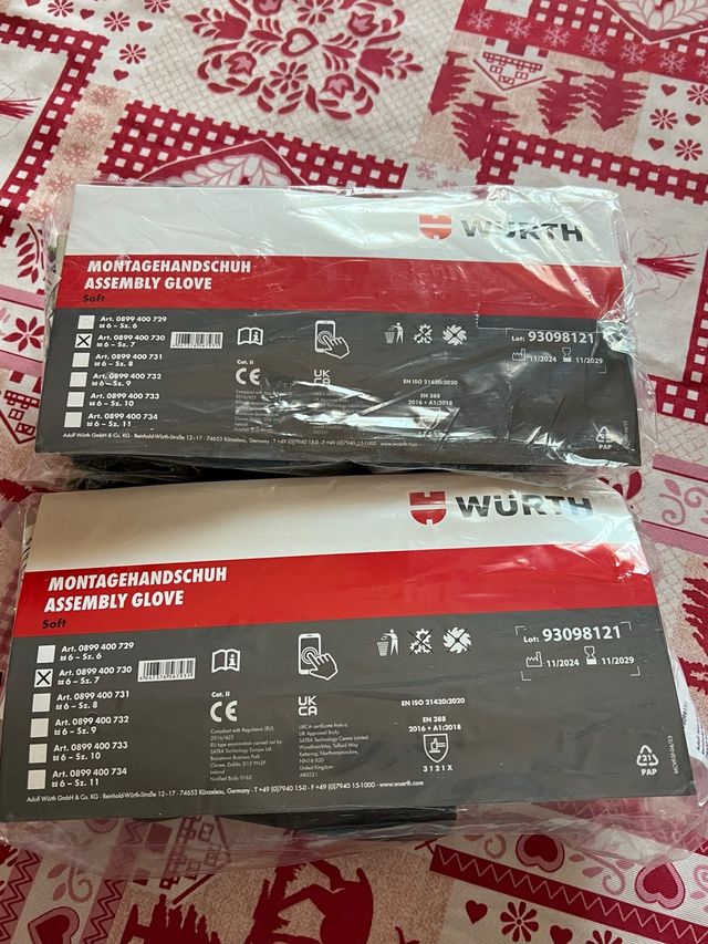 wurth guanti da lavoro