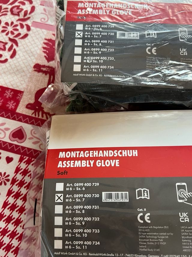 wurth guanti da lavoro