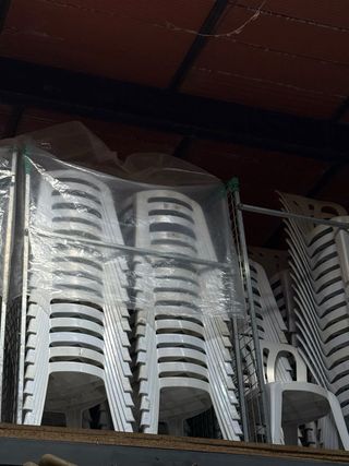 Pack 5 Sillas Resol Blancas Plástico