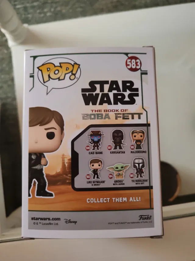 Funko Pop 583 Star Wars Luke Skywalker & Grogu