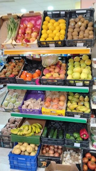 Estantería expositora frutería