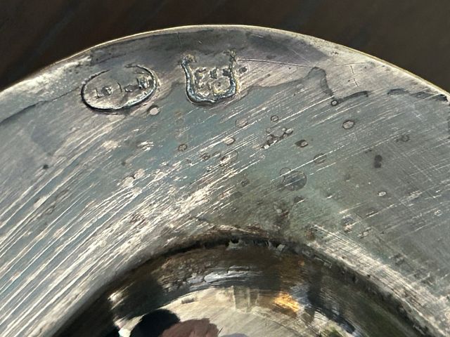 Bandeja de alpaca con asas