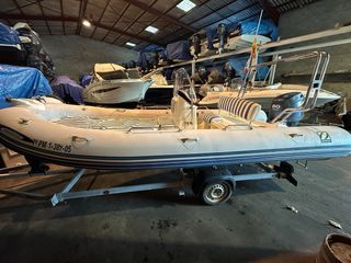 Zodiac Medline II + Yamaha F80 + Remolque