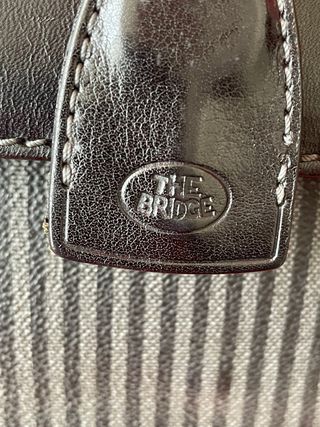 Borsa The Bridge Pelle Nera/Grigia Cartella Lavoro