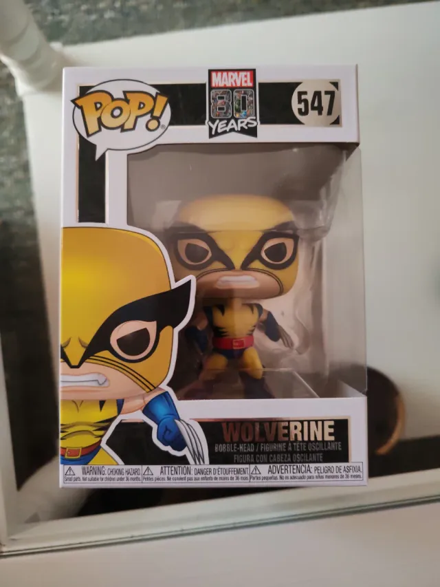 Funko Pop Lobezno 547 Marvel 80 Años