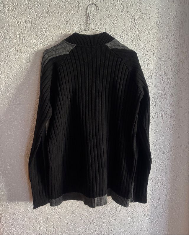 Maglione uomo vintage vera pelle