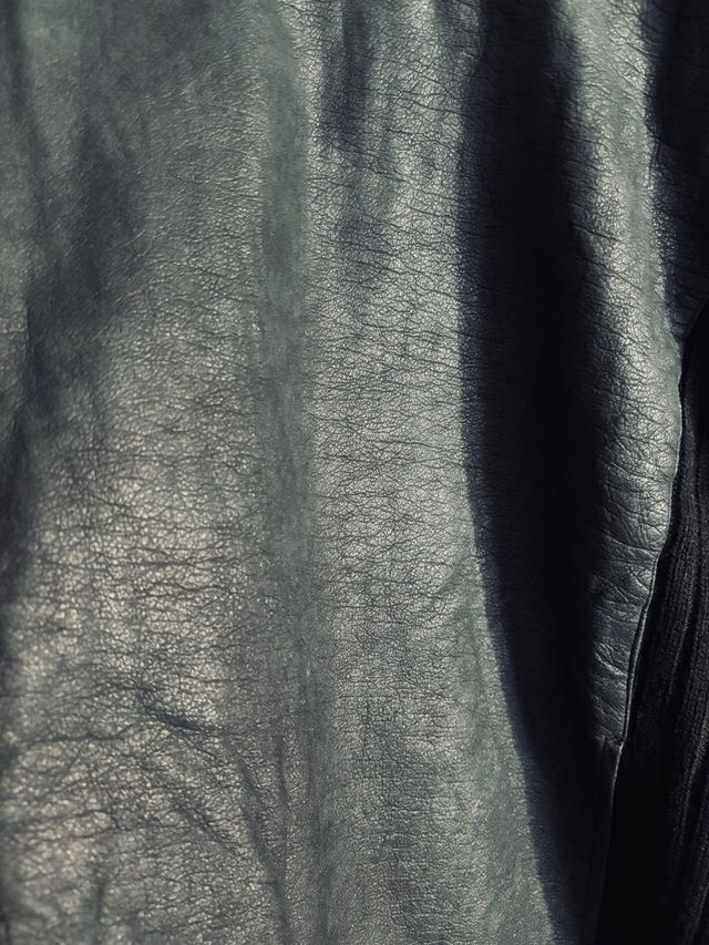 Maglione uomo vintage vera pelle