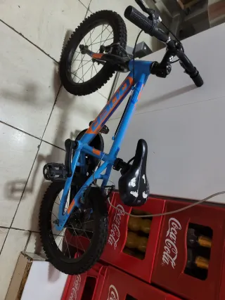 Bicicleta infantil azul