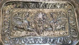 Bandeja Plata de Ley Siglo XVIII