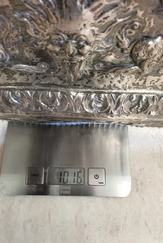 Bandeja Plata de Ley Siglo XVIII