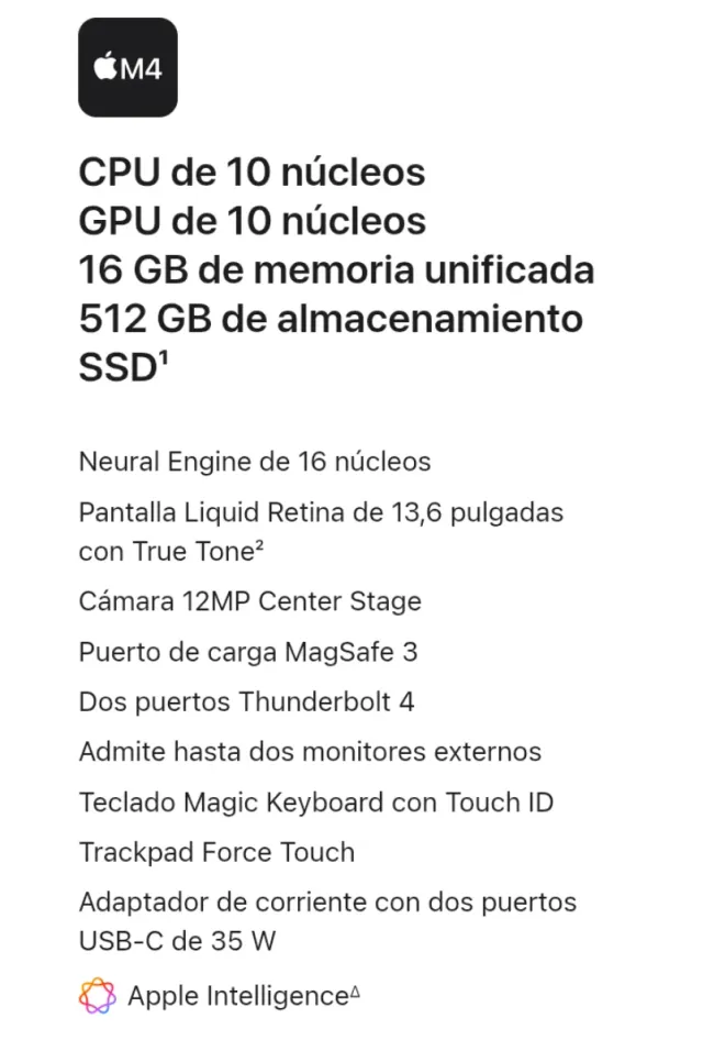 MacBook Air 13 SIN ABRIR