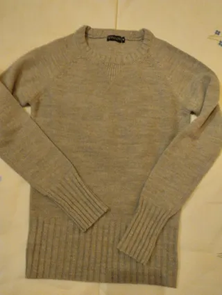 Jersey de punto gris