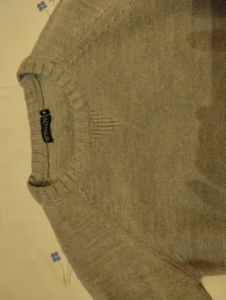 Jersey de punto gris