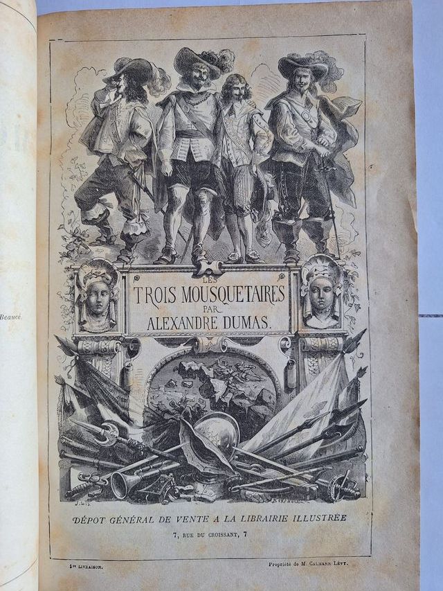 Alexandre Dumas - I Tre Moschettieri - 1884