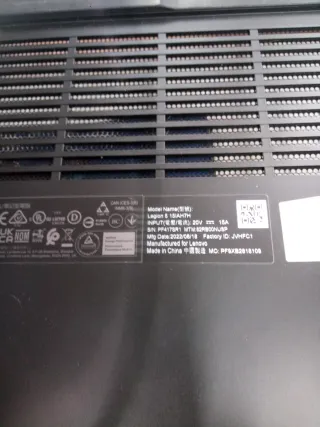 Portátil Lenovo Legión 5