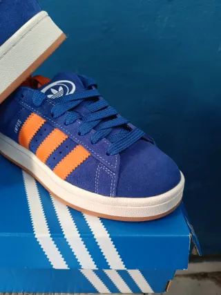 Adidas Campus Azul Naranja Originales