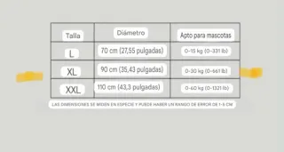 90 cm diámetro-Cama Peluche Mascota Beige/Marrón